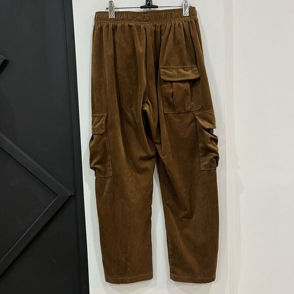 Aelfeic Eden Corduroy Cargo Pants Size Medium Streetwear - Picture 4 of 6